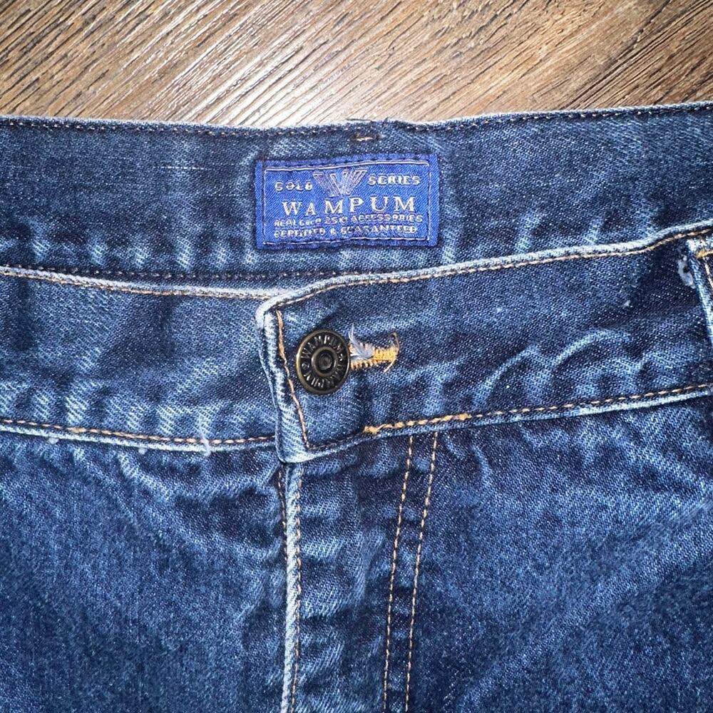 Wampum Gold Series Indigo Jeans Vintage 90s Regular Fit Size 60 - W 40 - Picture 4 of 15